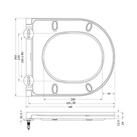 Vesta Rimless Wandcloset Wiesbaden Mat Zwart Met Flatline Toiletzitting Softclose En Quick Release Mat Zwart