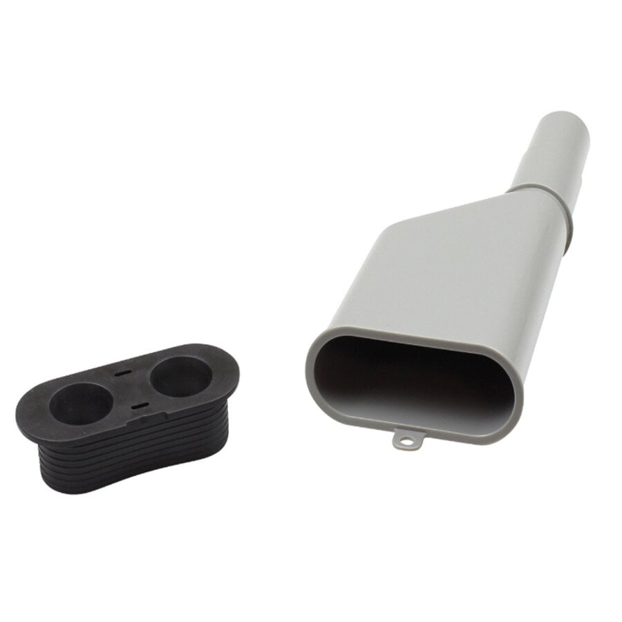 Duo Afvoer Wasmachine En Droger BWS Mark Grijs