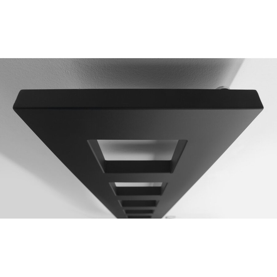 Designradiator Sapho Block 28x175 Cm Mat Zwart