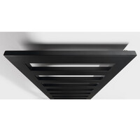 Designradiator Sapho Block 50x146.5 Cm Mat Zwart