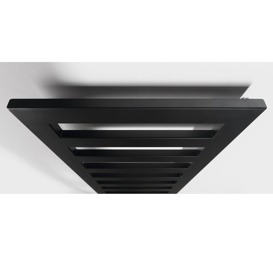 Designradiator Sapho Block 50x146.5 Cm Mat Zwart