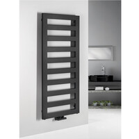 Designradiator Sapho Block 50x146.5 Cm Mat Zwart