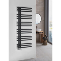 Designradiator Sapho Sophina 60x121,5 cm 623W Mat Zwart