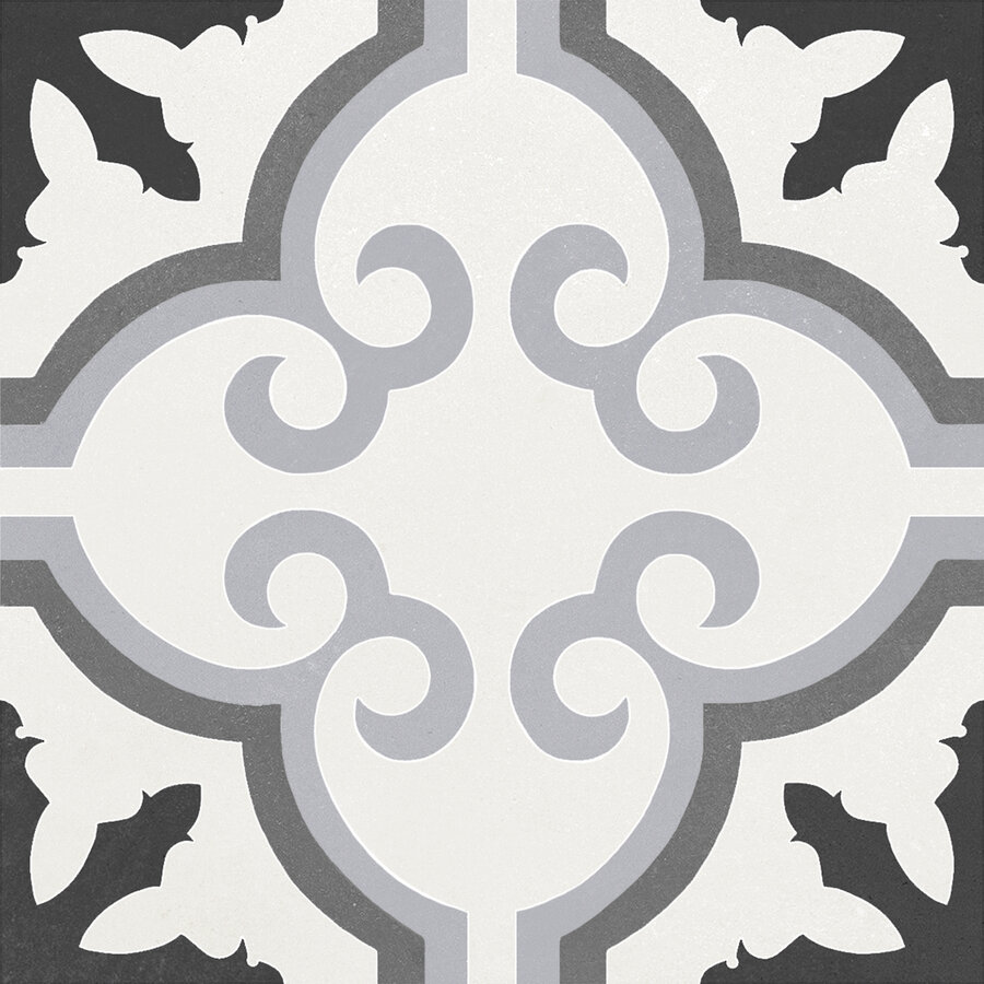 Vloer en Wandtegel Mykonos Hydrolic Bloemen 20x20 Cm (Prijs per M2)