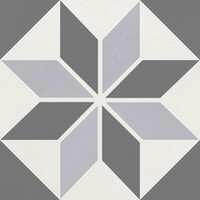 Vloer en Wandtegel Mykonos Hydrolic Sterren 20x20 Cm (Prijs per M2)