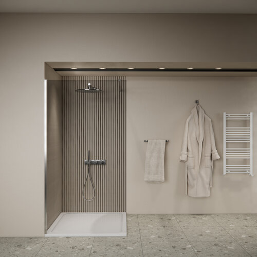 Inloopdouche BWS Elonpa Helder Glas 70x200 cm Chroom 