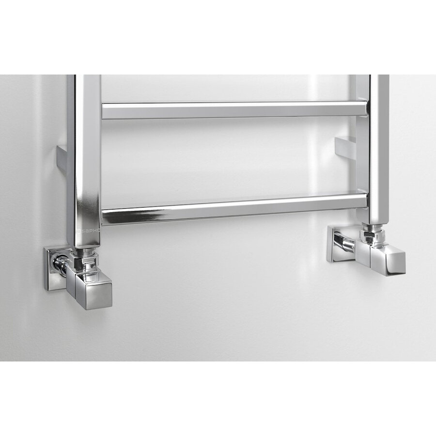 Designradiator Sapho Metro Light 40x150 cm Mat Chroom