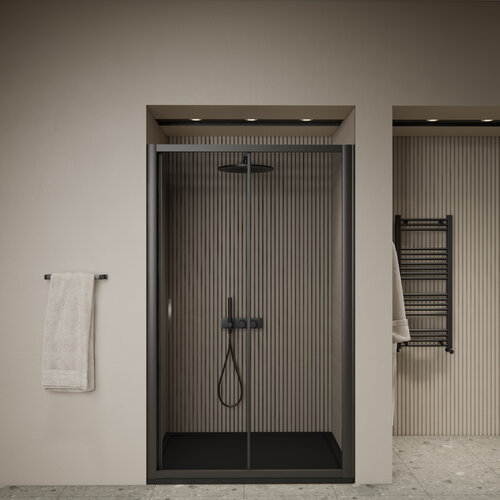 Schuifdeur BWS Arema 120x190 cm Profiel Zwart 