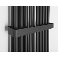 Designradiator Sapho Fede 150x49 cm Mat Zwart