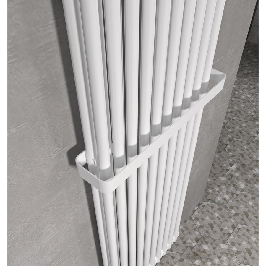 Designradiator Sapho Fede 150x49 cm Mat Wit