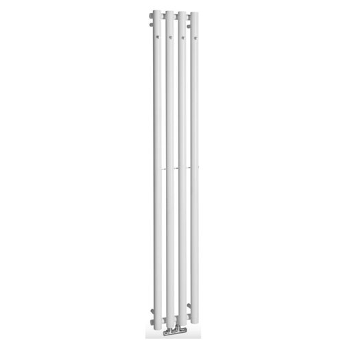 Designradiator Sapho Pilon Recht 27x180 cm 660W incl. 4 Haken Wit 