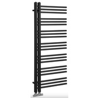 Handdoekradiator Sapho Dorlion Recht 50x120 cm Mat Zwart