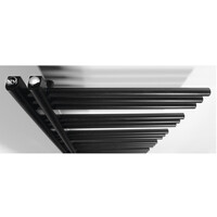 Handdoekradiator Sapho Dorlion Recht 50x120 cm Mat Zwart