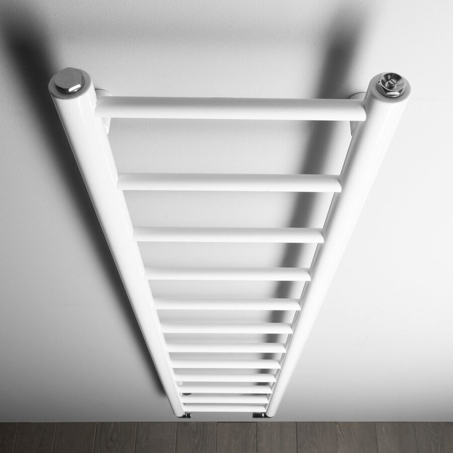 Handdoekradiator Sapho Dina Recht 30x138 cm Mat Wit