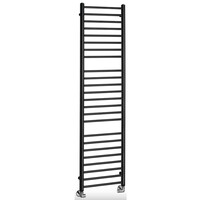 Handdoekradiator Sapho Dina Recht 40x156 cm Mat Zwart