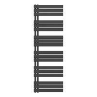 Handdoekradiator BWS Boss Links aansluiting 1021W 180x60 cm Mat Zwart