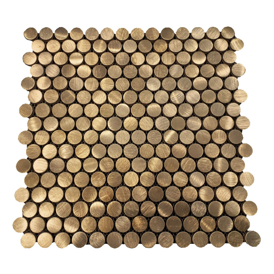 BWS Goud Mozaiek Rond 30 x 30 CM (prijs per stuk)