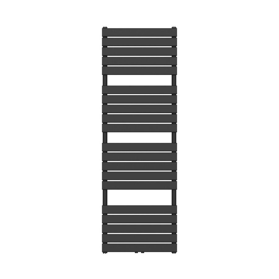 Handdoekradiator BWS Ress Middenaansluiting 180x60 cm Zwart