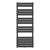 Boss & Wessing Handdoekradiator BWS Ress Middenaansluiting 160x60 cm Zwart