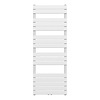 Boss & Wessing Handdoekradiator BWS Ress Middenaansluiting 160x60 cm Wit