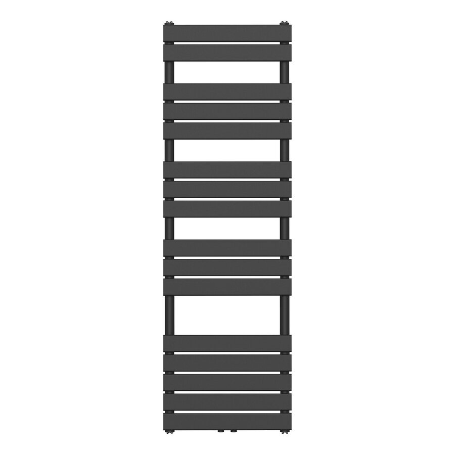 Handdoekradiator BWS Ress Middenaansluiting 160x50 cm Zwart