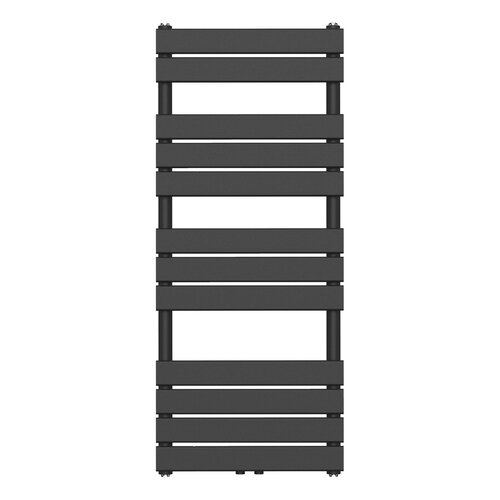 Handdoekradiator BWS Ress Middenaansluiting 681W 120x50 cm Zwart 