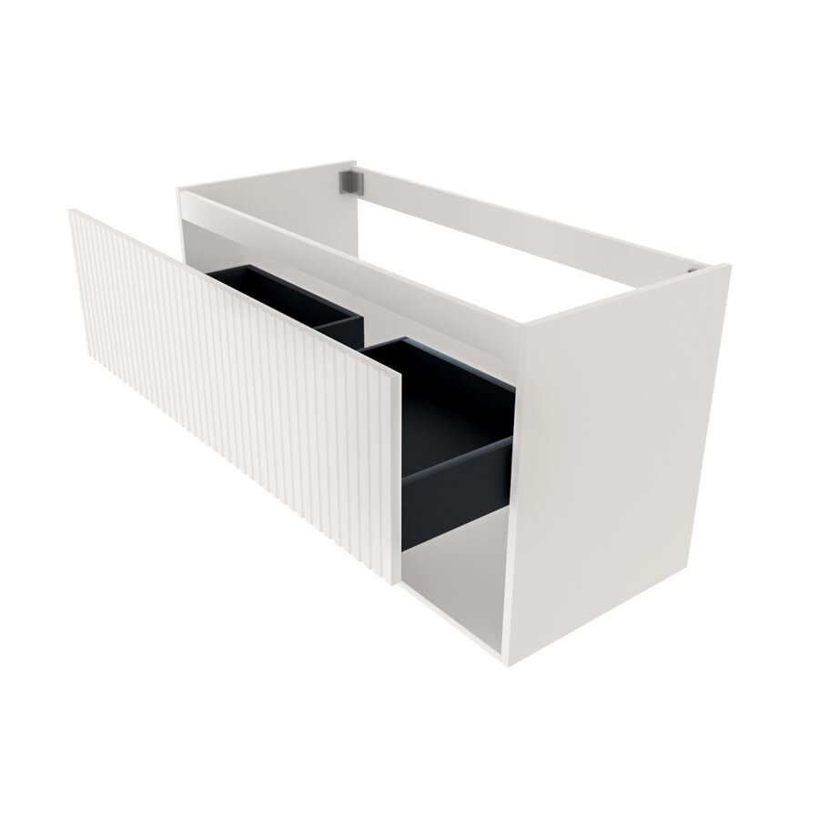 Onderkast Best Design Rigatti Gefreesd 100 cm Mat Wit