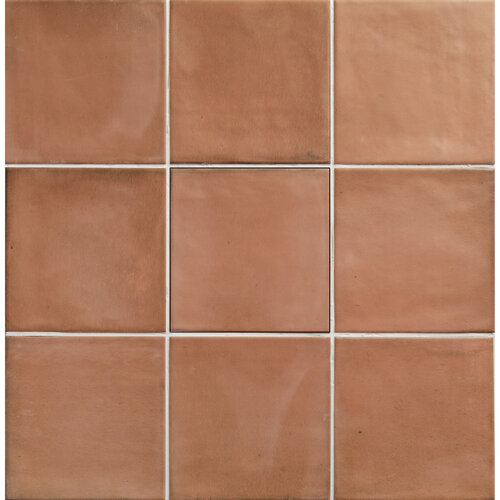 Wandtegel Clay Salmon 12.3x12.3 cm (Prijs per M2) 