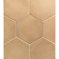Wandtegel Clay Hexagon Straw 17.5x20.2 cm (Prijs per M2)