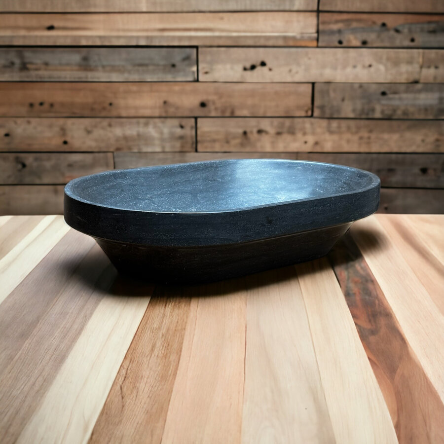 Waskom Casajoy Bold 53x35x12cm Natuursteen Ovaal