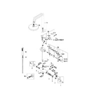 Opbouw Thermostatische Regendoucheset BWS Cemal Geborsteld Brons Koper