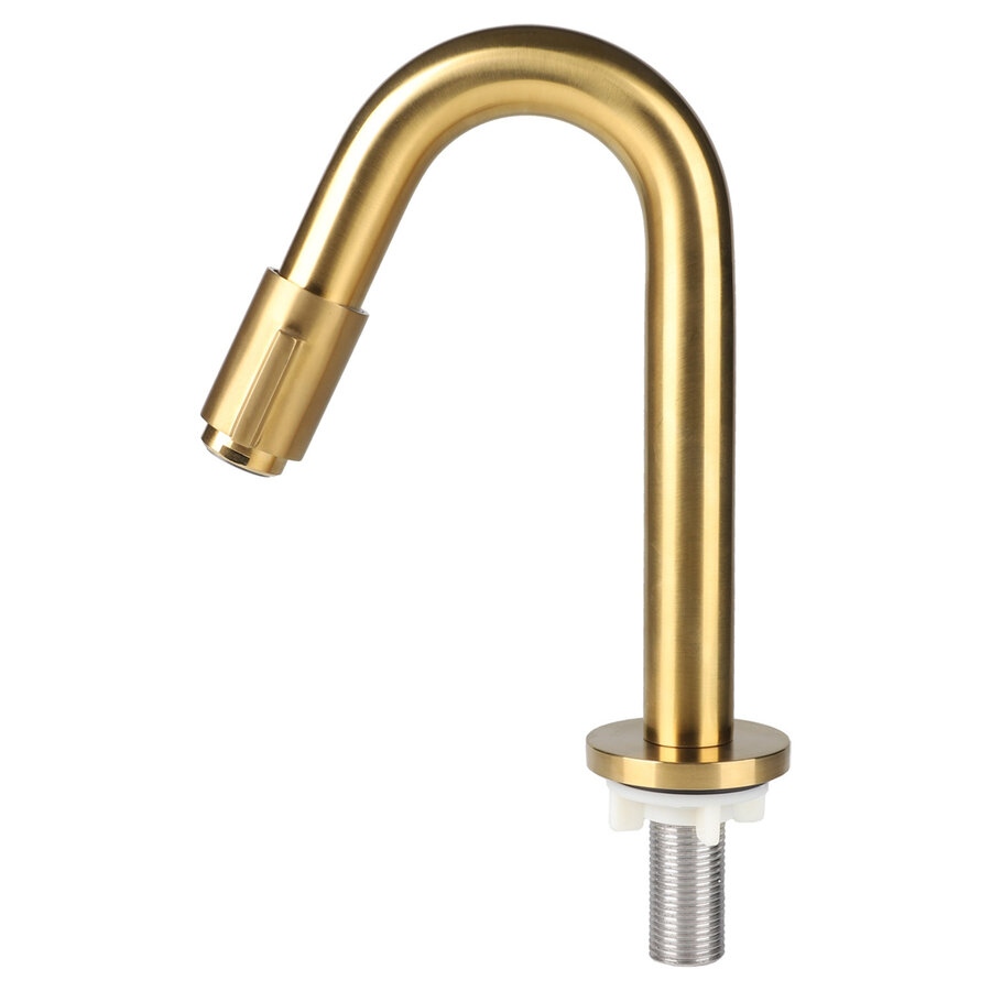 Koudwaterkraan Differnz Bow 19 cm Mat Goud