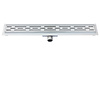 Douchegoot Best Design Nice Met Flens 100cm RVS