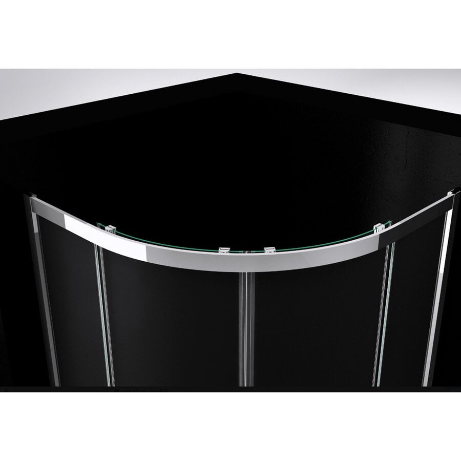 Douchecabine Best Design Project 1/4 Ronde Douchecabine 80x80x190cm Glas 5mm Aluminium Profiel