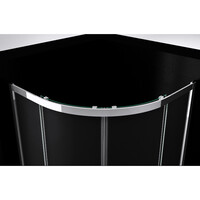 Douchecabine Best Design Project 1/4 Ronde Douchecabine 90x90x190cm Glas 5mm Aluminium Profiel