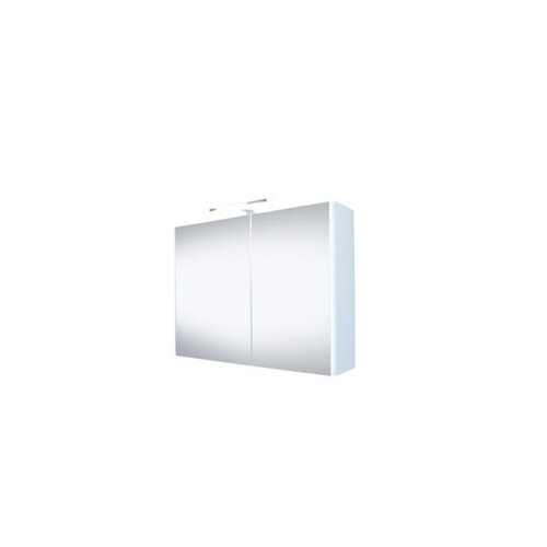 Best-Design "Happy" MDF Spiegelkast + Verlichting 100x60cm Wit 