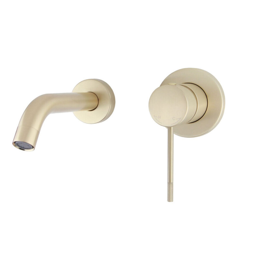 Best-Design "Nancy-Decorata" Inbouw-Wandmengkraan Uitl=20cm Mat-Goud