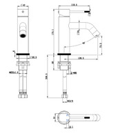 Best-Design "Moya-Polina" Wastafelmengkraan Gunmetal