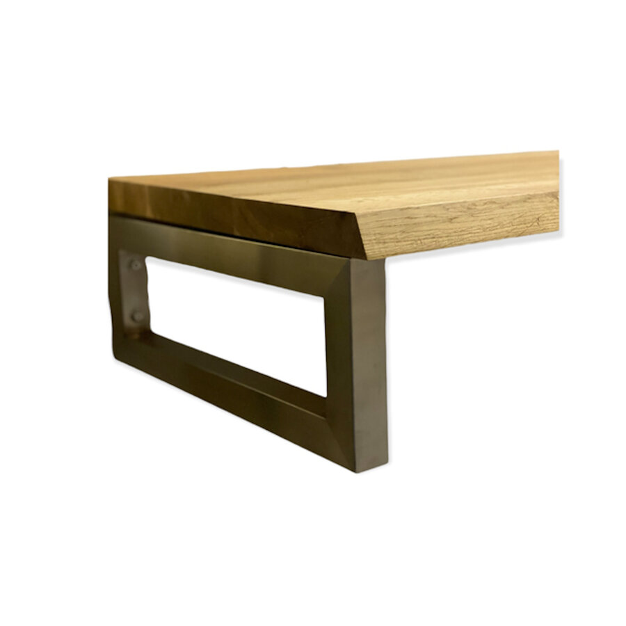 NIET MEER LEVERBAAR Topblad Casajoy West Eiken Incl O Brackets  80x50 cm