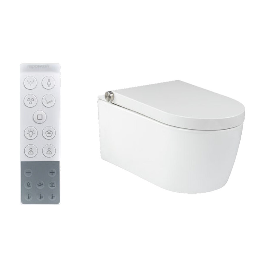 Douche WC RapoWash Bold 0.9L Met Afstandsbediening Wit - DWC-004