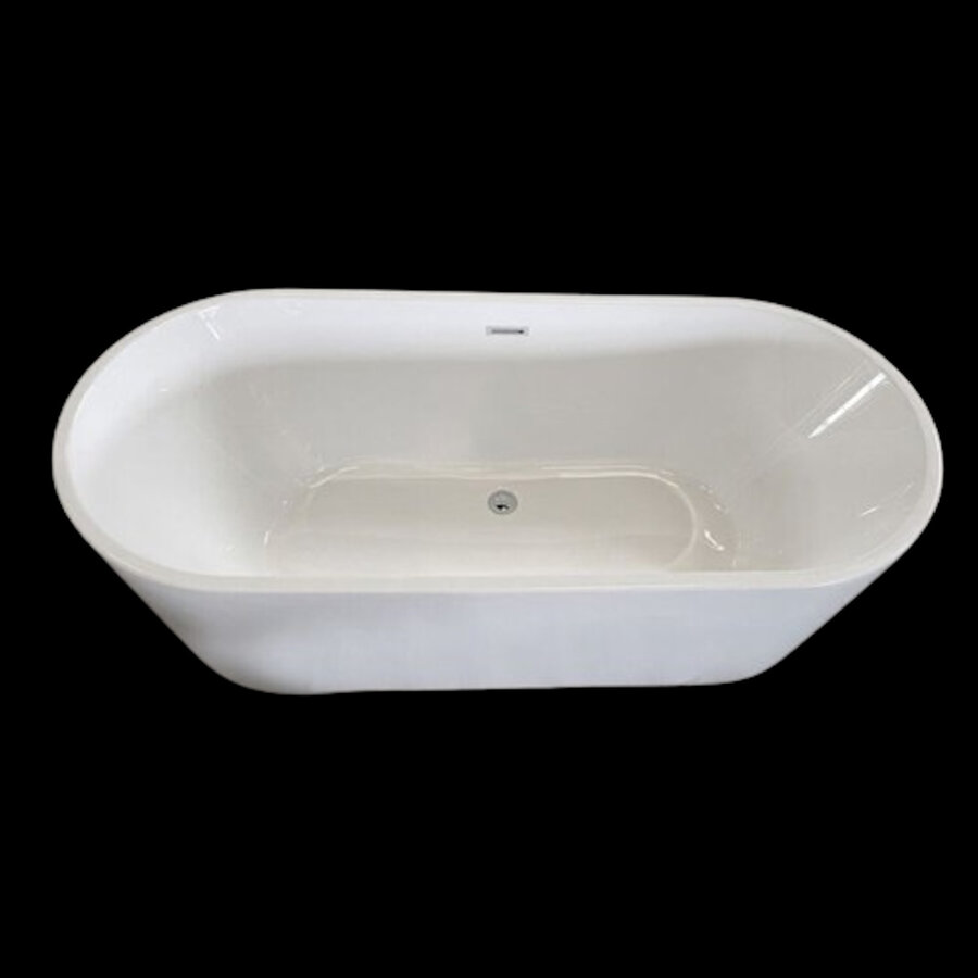 Vrijstaand Bad Sanilux Star Met Dunne Rand 170 cm Wit