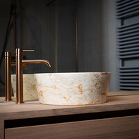 Waskom Loutro Bali S Rond 40x40x15 cm Marmer Sand