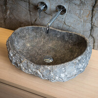 Waskom Loutro Kev G Rechthoek 50x35x20 cm Marmer Grey