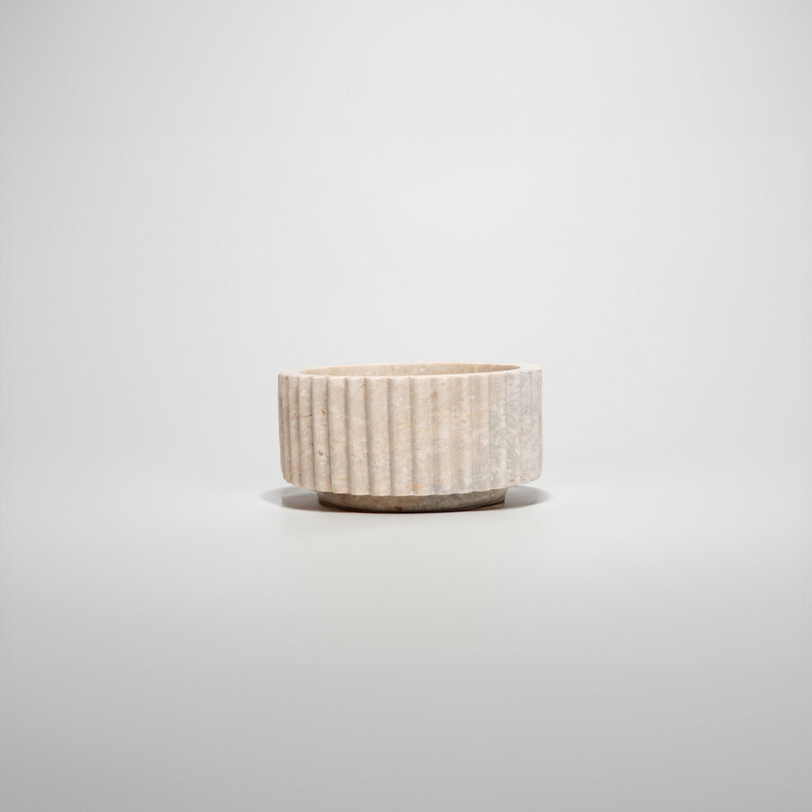 Waskom Loutro Irini Rond 25x25x14 cm Marmer