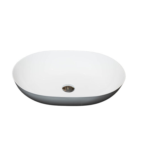 Waskom Loutro Paolo Rechthoek 52x38x11 cm Hoogglans Wit 