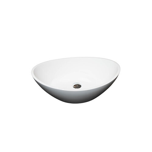 Waskom Loutro Palm Beach M Rechthoek 55x34x14.3 cm Hoogglans Wit 