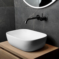 Waskom Loutro Spiro Rechthoek 45.5x32x13.5 cm Hoogglans Wit