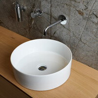 Waskom Loutro Mc Delly Rond 40x40x12 cm Hoogglans Wit