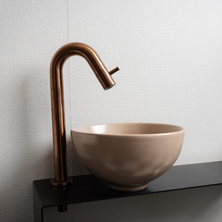 Waskom Loutro Mc Mini Rond 24x24x12 cm Taupe