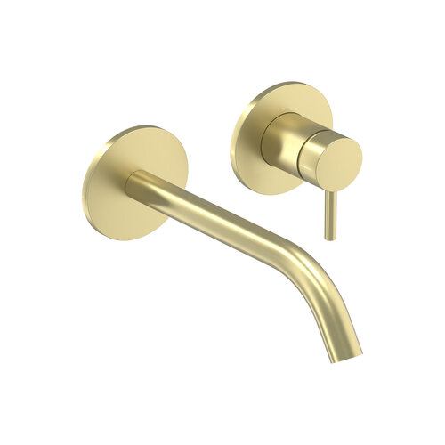 Inbouw Wastafelmengkraan IVY Bond 2-gats Coldstart Geborsteld Mat Goud PVD 